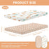 ZJRDYYK 2PCS 32.28 16.9 Inch 32" Long*17" Wide*2" Bedside Bassinet Fitted Sheet Cotton, * Baby Bassinet Sheet Cover