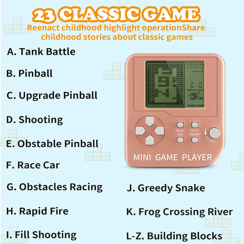 24PCS Video Game Party Favors, Video Game Keychain, 6 Colors, Bulk Party Supplies for Kids