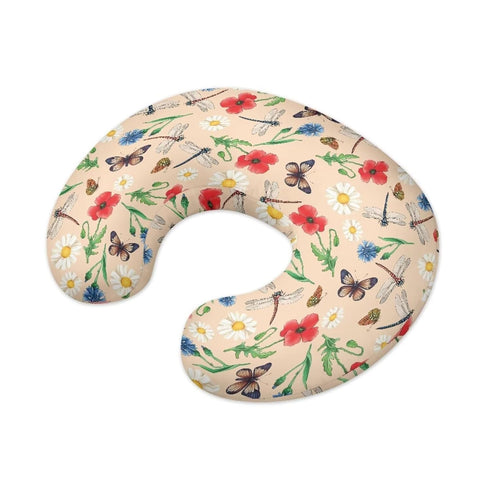 Kathyboom Butterfly Dragonfly Nursing Pillowcase for Newborn Baby Boys Girls, Comfortable and Breathable Breastfeeding