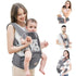 Baby Carrier with Hip Seat, 6 in 1 Baby Carrier Newborn to