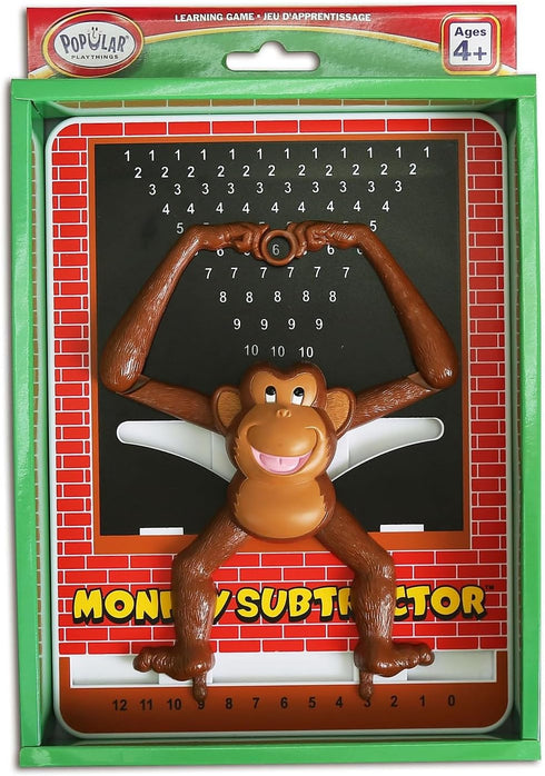POPULAR PLAYTHINGS Monkey Subtraction Calculator, Math Learning Toy for Children Ages 4 and Older