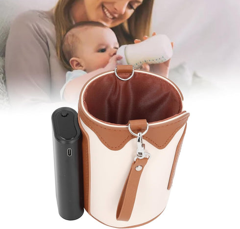 XWXLIJV 21 Portable Bottle Warmer Gears Temp Adjustable Milk Warmer Rechargeable Universal Bottle Warmer Bag