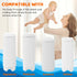 AYKEME 90 7-Layer 10 Use,3 Pack Bags Diaper Pail Refills Bags Compatible with Genie Easy Roll Signature & Platinum
