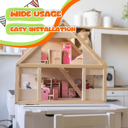 Relaxgiant 24 3 1: 12 16'' Pcs Miniature Dollhouse Trim Dollhouse Accessories Styles on Scale Long Wooden Trims