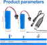 Generic 3.7V 2500mah 1 Pack SM-2P Rechargeable li-ion Battery with USB Chargers Plug for RC Cars Bubble Gun Remote