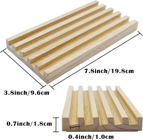 Set 8 Rummy Yuanhe Domino Holder Trays Rack - of Wooden Tiles Stand Holders for Mexican Train Chickenfoot