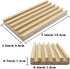 Set 8 Rummy Yuanhe Domino Holder Trays Rack - of Wooden Tiles Stand Holders for Mexican Train Chickenfoot