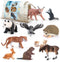 Volnau Safari Animal Figurines Toys, 9PCS Eurasia Figures for Toddlers, Kids Christmas Decoration Gift