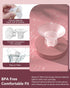 18mm Momcozy/Spectra/Medela/eufy/TSRETE/Elvie/Lansinoh 24mm 6PCS 18mm Upgraded Flange Insert with Pull Tab