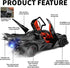 RZAPE 1/24 3-12Black Spray Project EVO Toy Cars Diecast Cars Metal Car Carros De Coleccion,Model Car Kits for Adults
