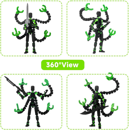 PkghoKids T13 T13 t-13 3D 5.5inch) Already Assembled Action Figure Accessories, Multi-Jointed Movable,for Collectors