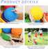 3 Otters 6PCS Playground Balls, 8.5 Inch Kickballs Soft Dodgeballs Foam Set for Kids & Adults, Indoor Outdoor Play