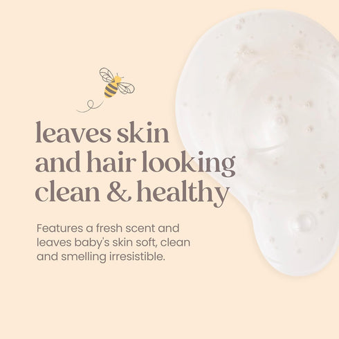 98% 12 Oz (Pack 3) Burt's Bees Baby Shampoo and Body Wash, Tear Free Soap, Natural Origina Baby Soap, Original Scent