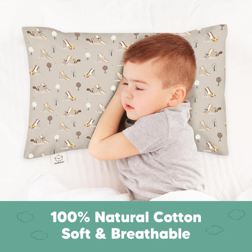 13"x18" KeaBabies Toddler Pillowcase - Organic Cotton Toddler Pillowcase for Kids, Boys, Girls, Soft & Durable Cotton