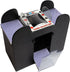 GSE Upgraded 1-6 Deck Automatic Card Shuffler, Battery-Operated Electric Shuffler for Playing Cards, Blackjack, UNO