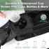 haakaa Universal Stroller Organizer - Black, Single Cup Holder, Stroller Caddy Accessories with Shoulder Strap & Extra