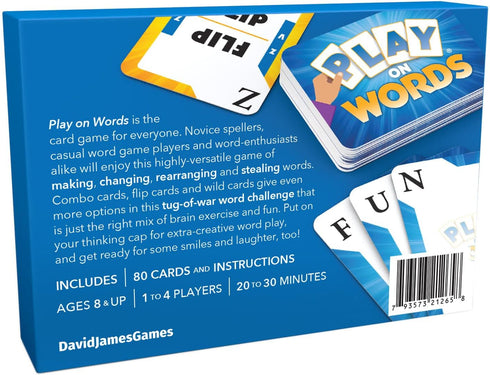 Play On Words Card Game - Extra-Creative Word Making Fun for All Ages - A Parents' Choice Award Winner - Family/Kid-Friendly Word Game