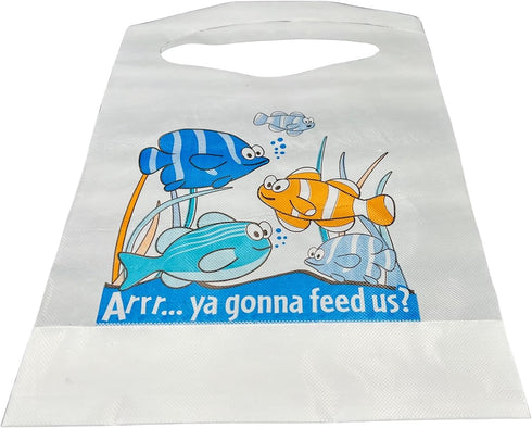 10.5" 14.5" 2" Sandhill Tools Disposable Kids Bibs for Catching Mess, White, x with Crum Catcher Pocket