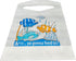 10.5" 14.5" 2" Sandhill Tools Disposable Kids Bibs for Catching Mess, White, x with Crum Catcher Pocket