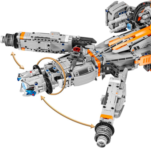STEM Mechanical Engineering Building Toy, 955 Pcs Starcraft Take Apart Building Blocks, DIY Learning Construction Kit