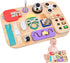 Potatomato Montessori Busy Board - Wooden Sensory Toys for Toddlers for 1