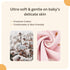 wefigs 3-Layer 8/10-Pack 24-Months Baby Drool Bibs, Waterproof and Soft Cotton Bibs for Drooling and Teething