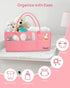 15 Inch 8 2 Feagar Baby Diaper Caddy Organizer, Large with Pockets & Dividers, Portable Nursery Storage Basket & Car