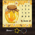 Bees Theme Baby Monthly Milestone Blanket, 48x40in Soft Flannel, Honey Jar Backgrounds, Newborn Mom Gifts, Baby Shower Age Growth Tracker with Bonus Maker BTLSFS35 by F-FUN SOUL