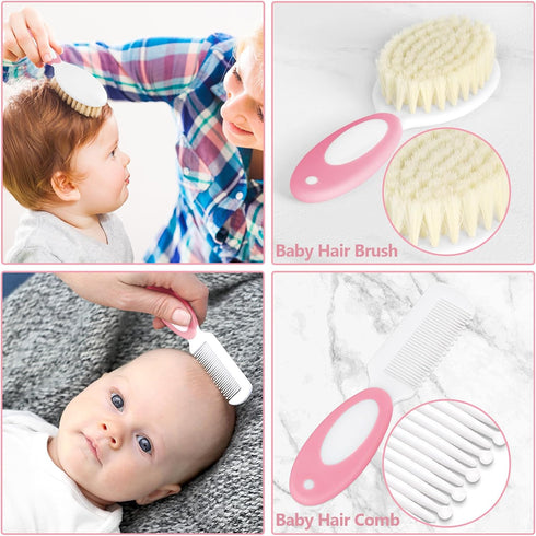 24PCS Set, Baby Healthcare and Grooming Kit for Newborn Kids, Upgraded Safety Baby Care Kit, Newborn Nursery Health