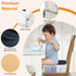 3.8" Booster Seat for Kitchen Chair, Toddler Booster Seats for Dining Table with Ties, PU Dining Chair Pads with Side