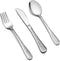 LIANYU 12-Piece Kids Utensils Silverware Set - Stainless Steel Toddler Hammered Flatware Cutlery, Dishwasher Safe