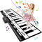 TWFRIC 6ft. Piano Mat with 24 Keys, 10 Demos, 8 Musical Instruments Sounds, 4 Play Modes, Giant Dance Floor