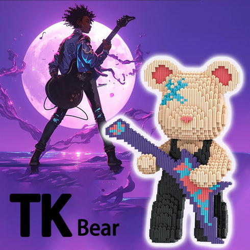 Set(4500Pieces) TK Teddy Bear Micro Building Blocks Winktoys Christmas Bear Building Blocks Gift for Adult and Kid