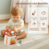 8 1 1-3 1 2 in Wooden Activity Cube Toys for Baby Travel Sensory Toys for Toddlers Multipurpose Educational Learning
