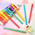 24 Pieces Rhythm Sticks, Classroom Musical Instruments, 4 Colors Wood Sticks for Girls Boys, 8 x 1/2 Inch