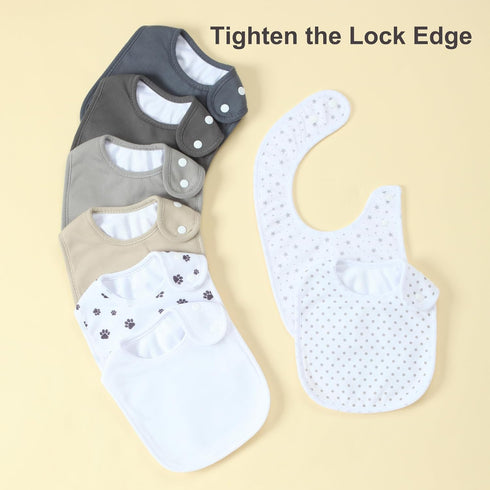 Set 0-12 Waterproof Baby Bibs for Boys & Girls Soft and Absorbent Bandana Drool Bibs for Infant Newborn Months