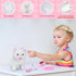 DWMTGS Sets Set 3 4 5 6 Doctor Kit for Girls -Vet Play for Kids, Pretend Play Doctor with Pet Cage and Kitten Toy