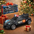 Remote Control Police Car Toy with Smoke Effect & LED Lights, Fast Rechargeable RC Car for Kids, Anti-Slip Rubber
