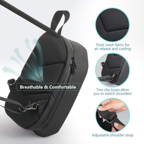 JSVER Carrying Case For DJI Mini - Waterproof Shockproof Backpack Case Compatible with DJI Mini/DJI Air/DJI Mavic 1