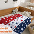 YeeJu Patriotic Throw Blanket for Baby, 4th of July Memorial Day Soft Fleece Blanket, Red White Blue Star, 30x40