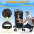95% 50+), Orzbow Stroller Sun Shade, Breathable Sun Shade Cover for Stroller with Mosquito Net & Zip, Universal Baby