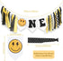 RTHPY 1st One Happy Dude High Chair Banner Boy First Highchair Banner for Birthday Decorations, One Happy Dude Birthday
