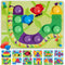 Nene Toys Wooden Color Matching Puzzle for Toddlers 2+ Years Montessori Pegboard