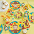Unique Curious George Beverage Paper Napkins - 5" x 5", 16 Pcs Multi