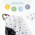 Muslin Stroller Cover, Versatile Sunshade, Windbreaker, and Insect Shield, Stylish and Breathable Travel Accessory