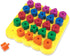 27 Set, 2+ Learning Resources Stacking Shapes Pegboard, Toddler Activity,Fine Motor Toy, Gifts for Boys and Girls