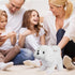 WorWoder Bichon Frise Toy Puppy Electronic Interactive Pet Dog - Walking, Barking, Tail Wagging Companion for Kids
