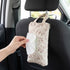 Hadnves Mommy Quilted Diaper Wipe Pouch Hanging Floral Wet Wipes Bag Reusable Fabric Cover with Zipper & Lanyard