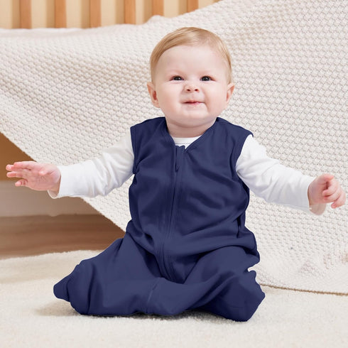 18-24 100% 3 Pack 0.5 Baby Sleep Sack Months, Cotton Sleeping Sack for Newborn and Infant, Baby Wearable Blanket, Tog