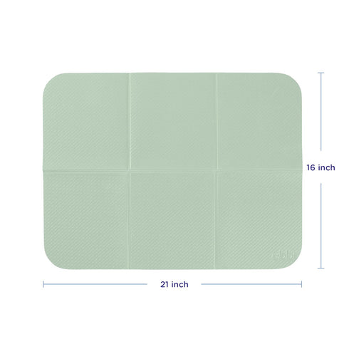 16" 21" Ubbi On-the-Go Diaper Changing Baby Mat, Soft and Comfortable, Must Have for Newborns, Easy to Clean, Portable